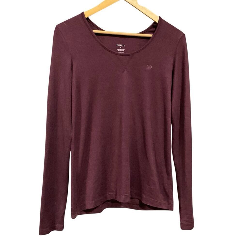 Born Long Sleeve Maroon Women’s Top